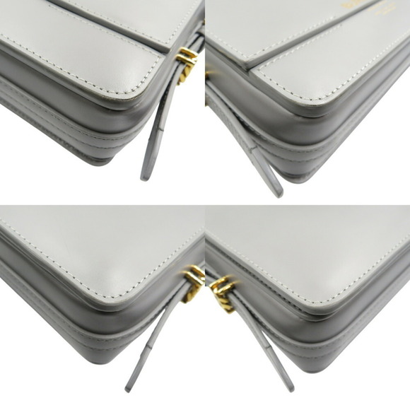 BURBERRY Gray Leather Shoulder Bag - Picture 10 of 10